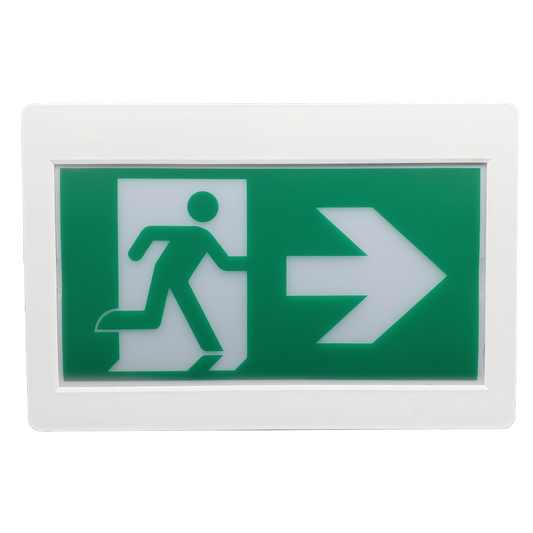 Product Display Visual of the SKU: RENO-RMS-U for Marketing of theReno LED Running Man Sign | 120Mins Battery Back-up | RENO-RMS-U