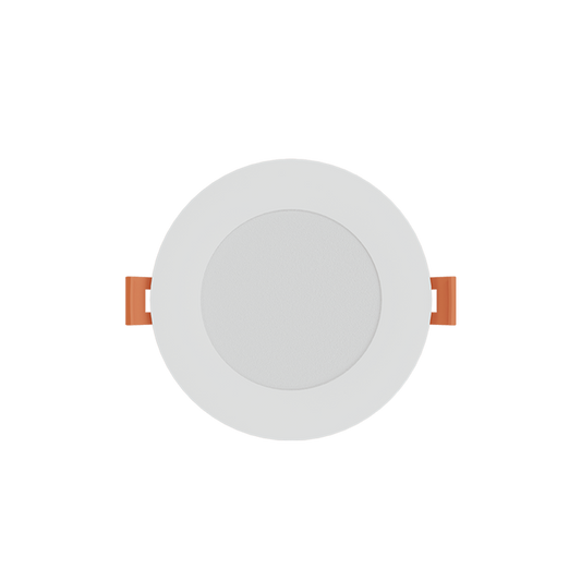 Brilliance - 3" SLIM Recessed Downlight - 6W - Selectable CCT 27/30/35/40/5000K - 120V - White Finish — Title: Default Title