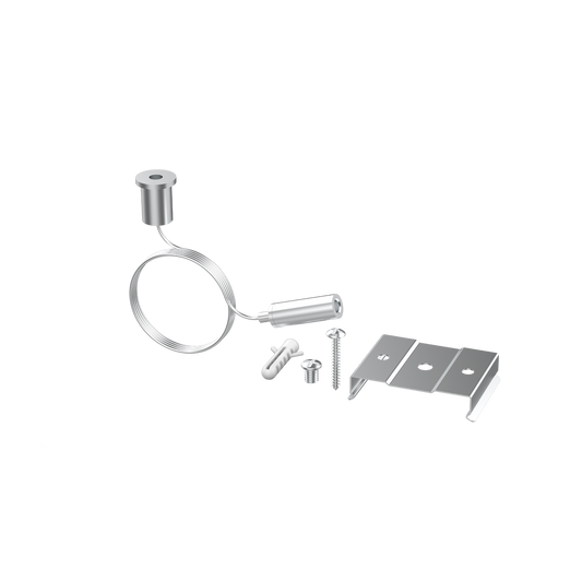 Product Display Visual of the SKU: RENO-TLSN-SK for Marketing of theReno Suspension Kit for Architectural Strips | RENO-TLSN-SK