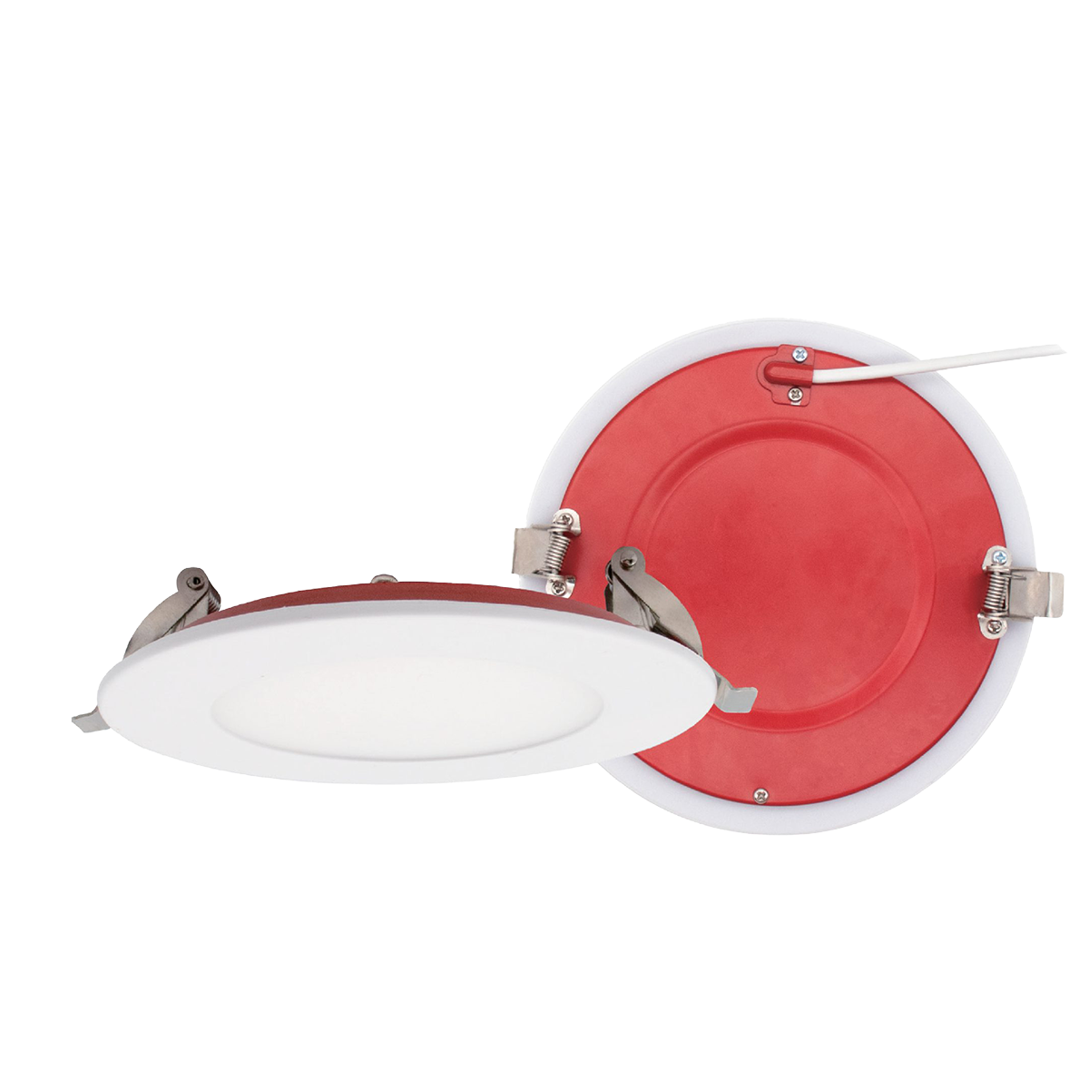 Product Display Visual of the SKU: RENO-6-S15W-MCCT-WH-FR for Marketing of theReno 6" Round Fire-Rated Slim Recessed Downlight 

15W | Selectable CCT 27/30/35/40/5000K | 120V | 120 minute fire rating | White Finish | RENO-6-S15W-MCCT-WH-FR