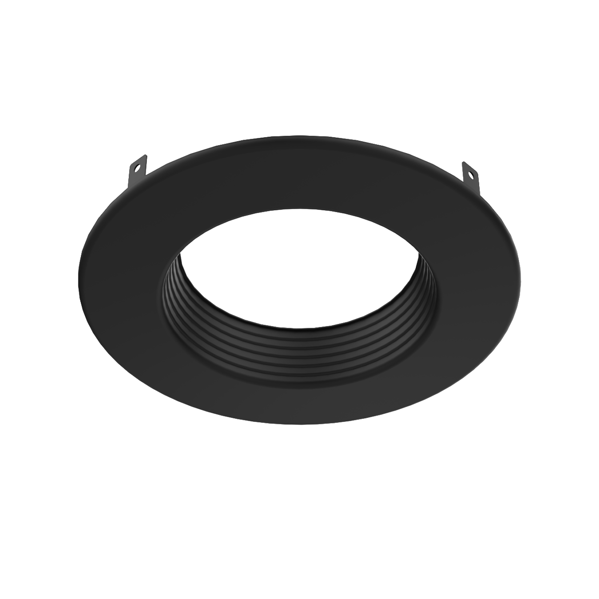 Zeta - 8" Trim for Prime Commercial Downlight — Finish: Black