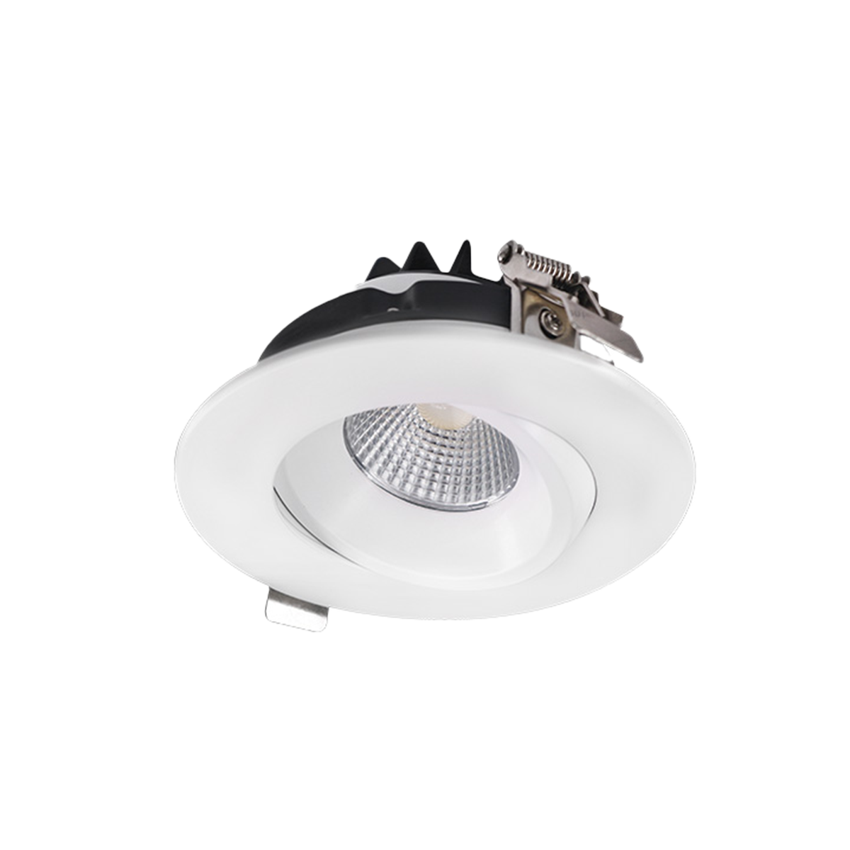 Product Display Visual of the SKU: RENO-LED-AURA-4-S12W-5CCT-WH for Marketing of theReno 4" REGRESS GIMBAL | RENO-LED-AURA-4-S12W-5CCT | RENO-LED-AURA-4