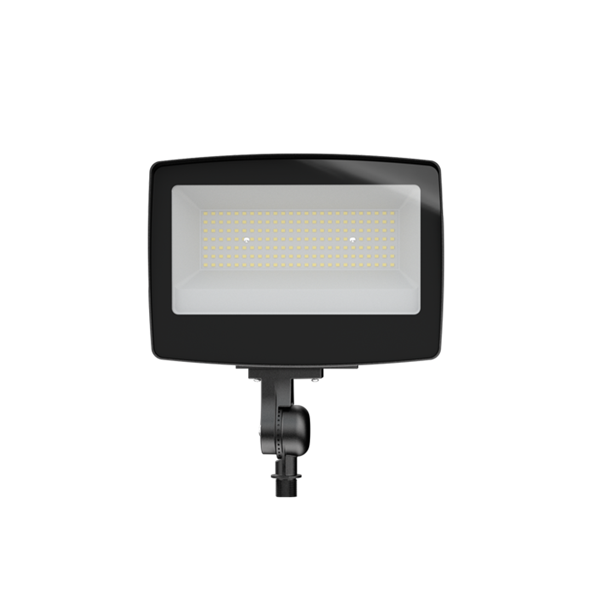 Aries - Flood Light R1 - Knuckle Mount - Selectable Wattage 10/20/35W - Selectable CCT 3000/4000/5000K - 120-347V — Reflector: R2