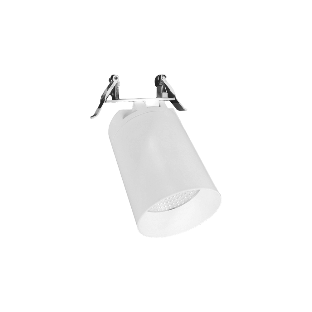 Arte - 3" Ceiling Mount Cylinder Downlight - 15W - Selectable CCT 2700k/3000k/3500k/4000k/5000K - 120V — Finish: White