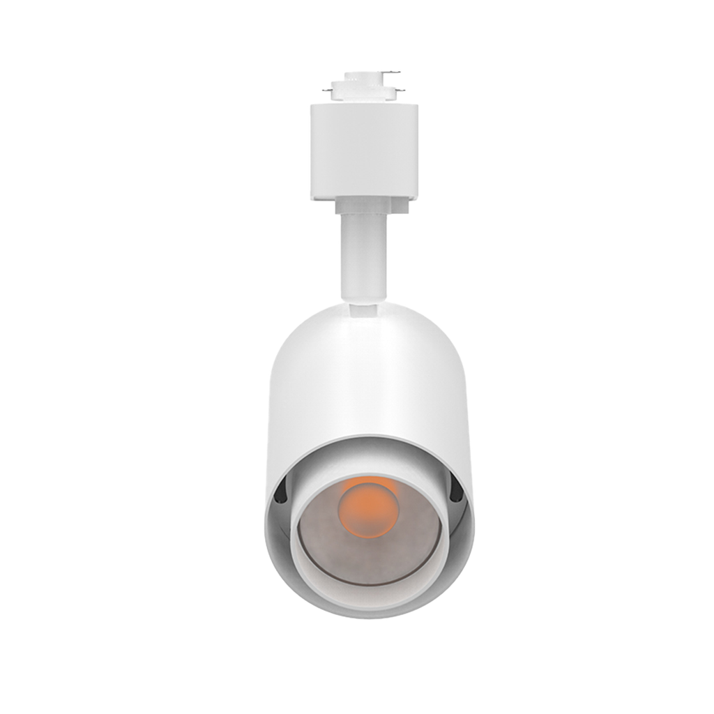 Reno Story - 12W Track Head | Selectable CCT 2700/3000/3500/4000/5000K | Beam Angle 36° | TRIAC Dimming | CRI 93 | J-Type | 120V | RENO-TH12W-5CCT-JUNO / R31331, R31332 — Color: White