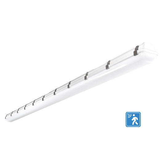 Mako - 8ft Vapor Tight with Integrated Microwave Sensor Generation 2 - Selectable Wattage 60/80/100W - 160LM - Selectable CCT 35K/40K/50K - 120-347V
