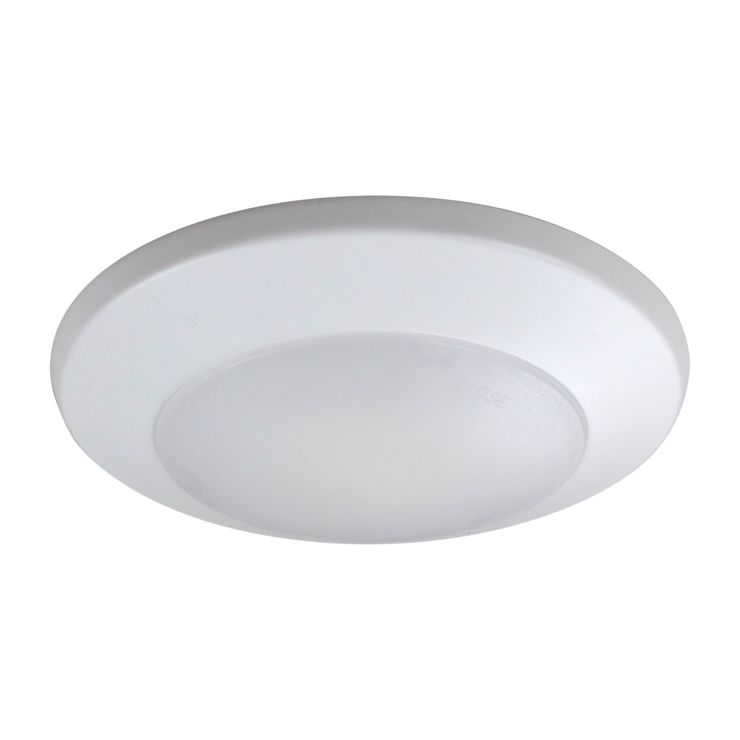 Ilumi - 4" Disk Light - 12W - Selectable CCT 27/30/35/40/5000K - 120V - White Finish — Size: 6"
