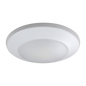 Ilumi - 4" Disk Light - 12W - Selectable CCT 27/30/35/40/5000K - 120V - White Finish — Size: 6"