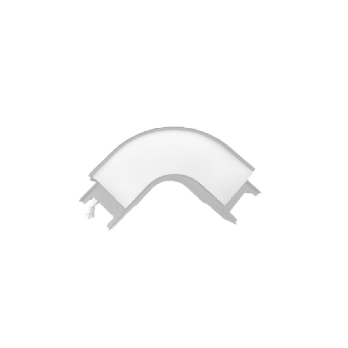 Product Display Visual of the SKU: RENO-QCC-WH for Marketing of theReno Quarter Circle Connection G2 | RENO-QCC | RENO-QCC