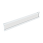 Reno Stratos - Architectural Vertical Pendant with Tri-Side Illumination and Translucent Optics - 40W - Selectable CCT: 30/35/4000K - 120-347V - 10ft Canopy Suspension Kit Included - 10ft Cord - **Included in Box: Curved End Cap (2 pcs) and Straight End Cap (2 pcs)** — Color: White