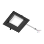 Reno Zeta - 8" Square Commercial Downlight - Selectable Wattage 15/20/25/30/35W - Selectable CCT 2700/3000/3500/4000/5000K - 120-347V - 3-in-1 Dimming | RENO-DL8-MW-DV-MCCT-SQ - Black - RENO-DL8-MW-DV-MCCT-SQ-BK