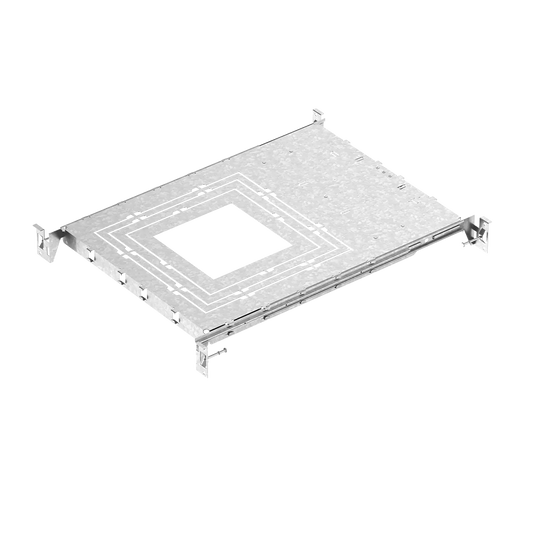 Reno 3-in-1 square commercial downlight mounting plate - R39235
