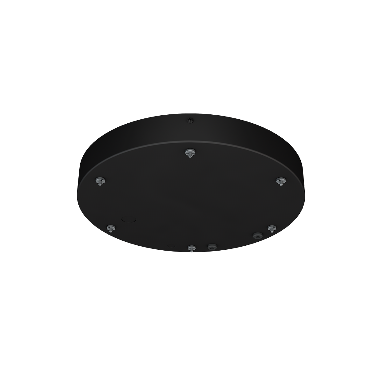 Reno Aurora - Canopy Kit for the Architectural Ring Fixture Suitable for mounting two fixtures - Includes the Cable Gripper, Ceiling Bracket, and Driver Bracket — Color: Black