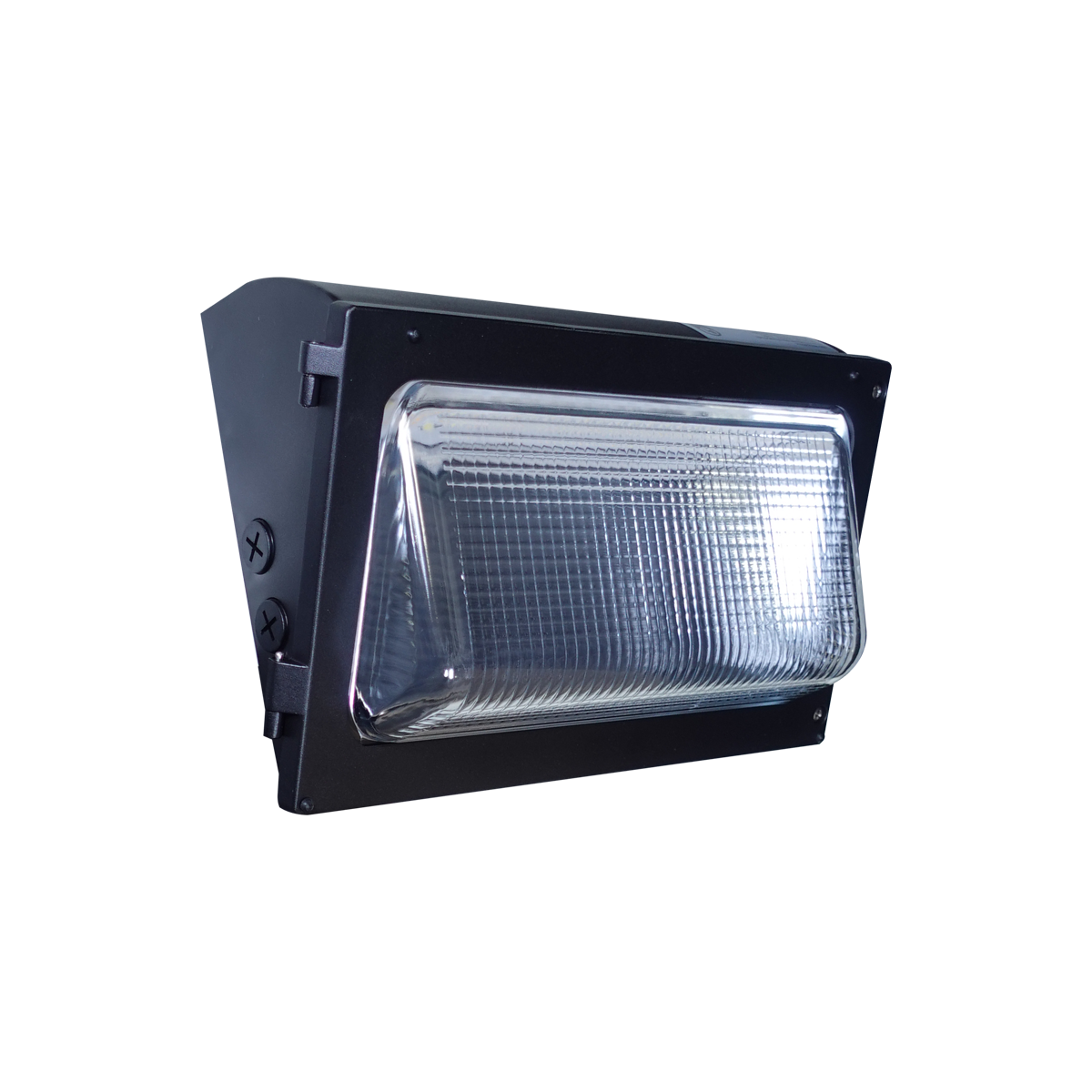 Reno OPS - Traditional Wall Pack R2 Selectable Wattage 45/60/75W - Selectable CCT 3000K/4000K/5000K - 120-347V — Color: Black