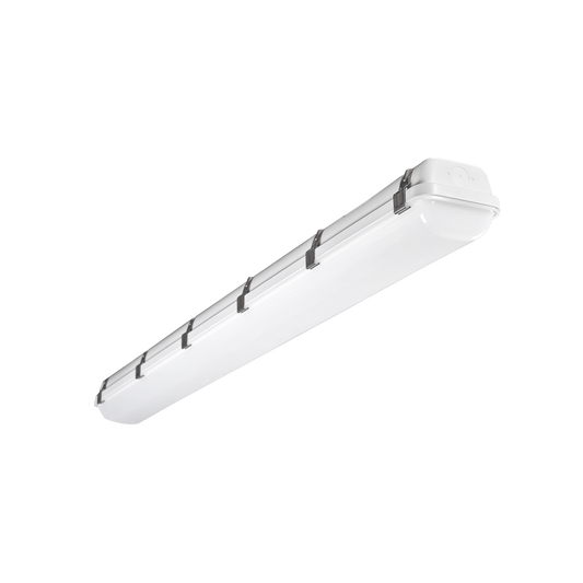 Mako - 4FT VAPOR TIGHT R1 Generation 2 - Selectable Wattage 25/35/45W - 150LM - Selectable CCT 35K/40K/50K - 120-347V — Reflector: R2