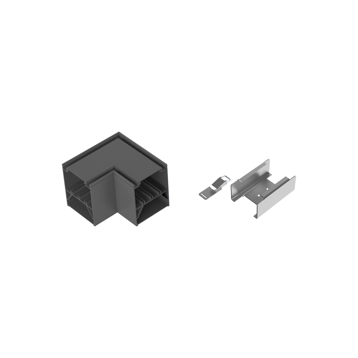 Reno 90° Connector for Architectural Strip 

White Finish | RENO-TLSN-MCCT-L-WH-G2 / R39424, R39436
