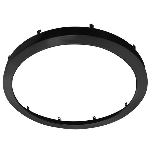 Product Display Visual of the SKU: RENO-S12RT-BK for Marketing of theReno 12" Round trim for Slim Surface | RENO-S12RT | RENO-S12RT