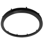 Product Display Visual of the SKU: RENO-S12RT-BK for Marketing of theReno 12" Round trim for Slim Surface | RENO-S12RT | RENO-S12RT