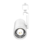 Story - 30W Track Head - Selectable CCT 2700/3000/3500/4000/5000K - H-Type - Angle Adjustable - 120V — Finish: White