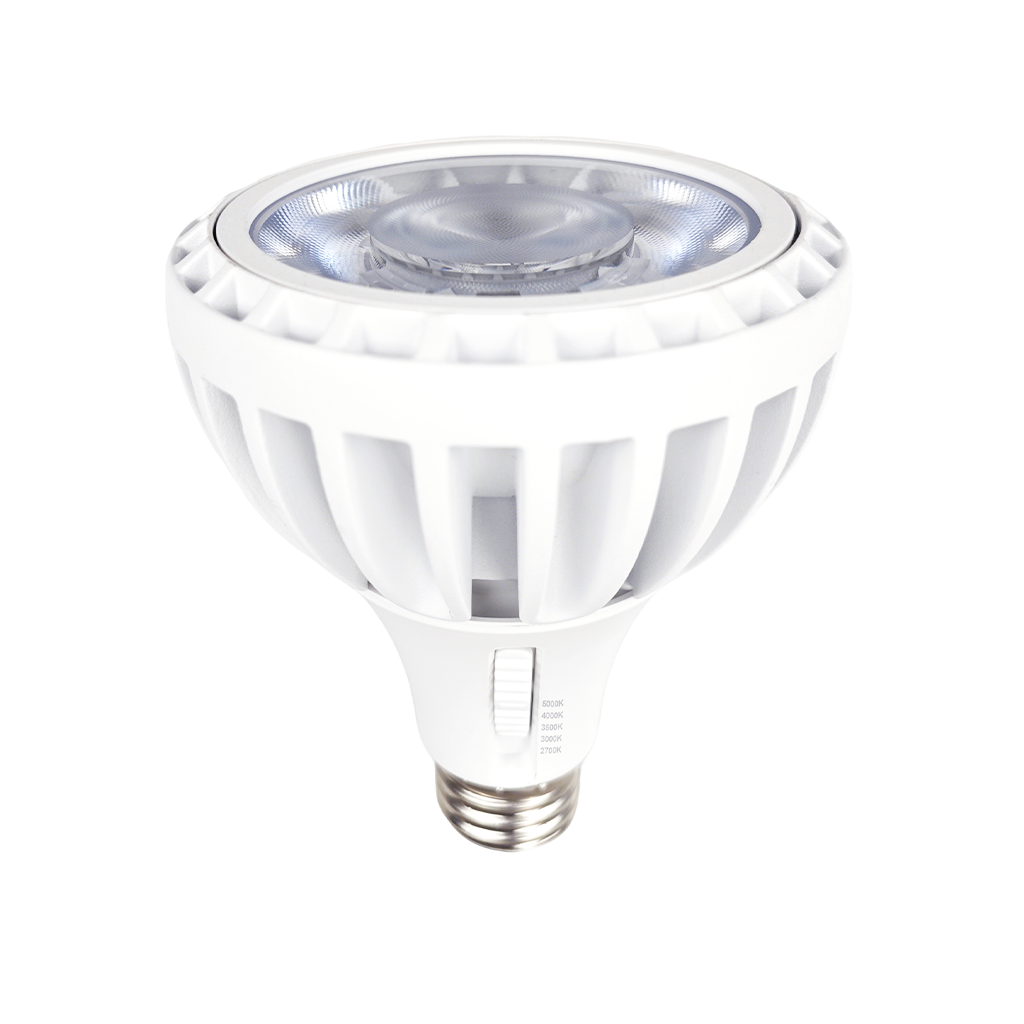 High Output PAR30 Bulb - 25W - 3000LM - Selectable CCT 27/30/35/40/50K - 120-347V - ECO fees may apply