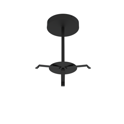 Evoke - Pendant Mount Kit for Evoke Round High-bay | 1M (3ft) Length | Connectable up to 2 sets for longer length — Color: Black