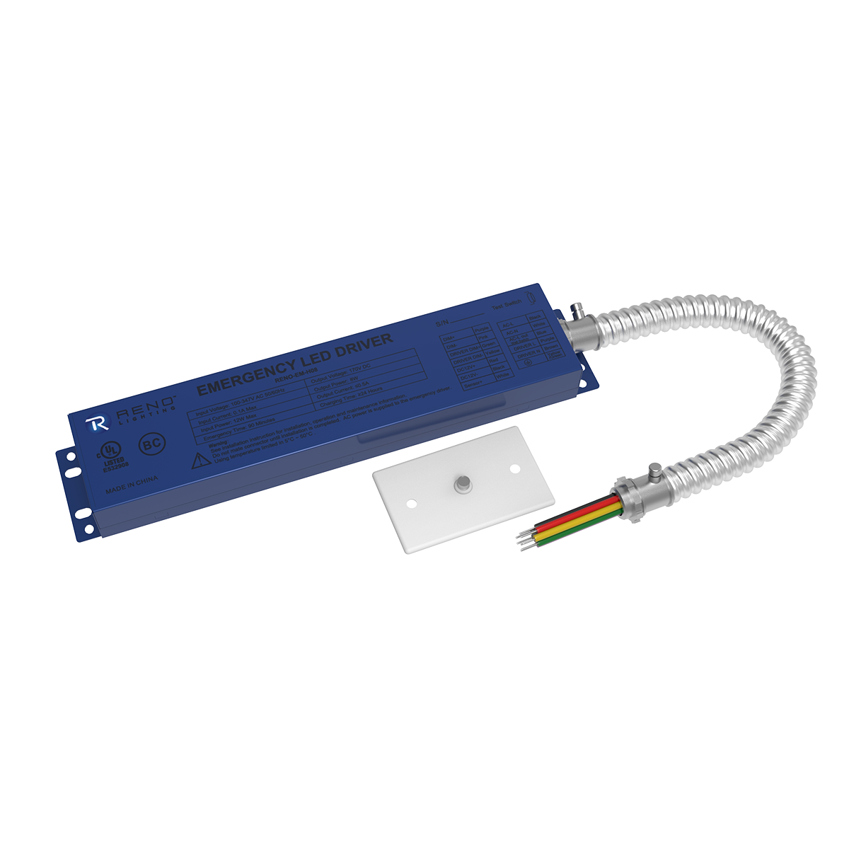 Emergency LED Driver - External Mount - 8W - 100-347Vac - 50/60Hz — Title: Default Title