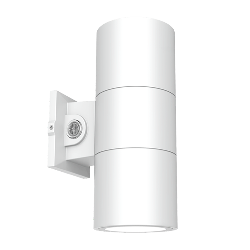 Reno Fusion - 6" Up / Down / Up & Down Wall Sconce Selectable Wattage 22/29/35W - Selectable CCT 30/40/50K - 120-347V — Color: White