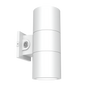 Reno Fusion - 6" Up / Down / Up & Down Wall Sconce Selectable Wattage 22/29/35W - Selectable CCT 30/40/50K - 120-347V — Color: White