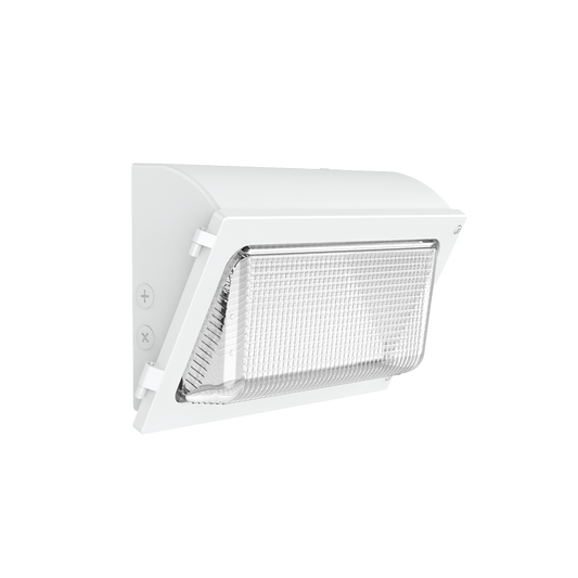 Reno OPS - Traditional Wall Pack R2 Selectable Wattage 45/60/75W - Selectable CCT 3000K/4000K/5000K - 120-347V — Color: White