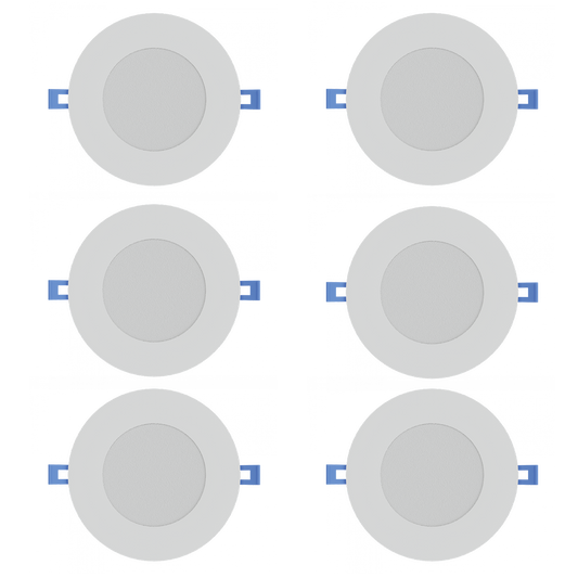 Reno Value Pack: 4" Slim Recessed Downlight | RENO-4-S12W-MCCT-WH-6P