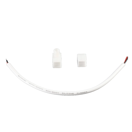 Product Display Visual of the SKU: RENO-NEON-13MM-EP-BF-RGB-TOP for Marketing of theReno 1FT Power Cable bottom feed | RENO-NEON-13MM-EP-BF-RGB-TOP