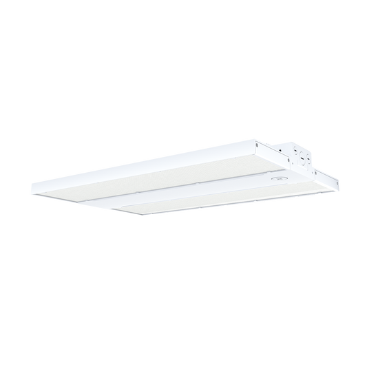 Apex - ECO Linear Highbay R1 - Selectable Wattage 80/100/120W - Selectable CCT 35/40/5000K - 120-347V - 10FT Cord & 6FT Suspension Chain Included — Reflector: R2