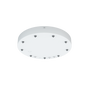 Reno Aurora - Canopy Kit for the Architectural Ring Fixture Suitable for mounting three fixtures - Includes the Cable Gripper, Ceiling Bracket, and Driver Bracket — Color: White