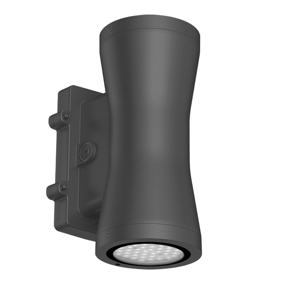 Clessidra - 7" Up/Down/Up&Down Wall Sconce - Selectable Wattage 18/30/45/60W - Selectable CCT 30/40/50K - 120-347V - Silver Finish — Title: Default Title