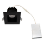 Reno AURA 2 inch square recessed downlight - Black - R36134
