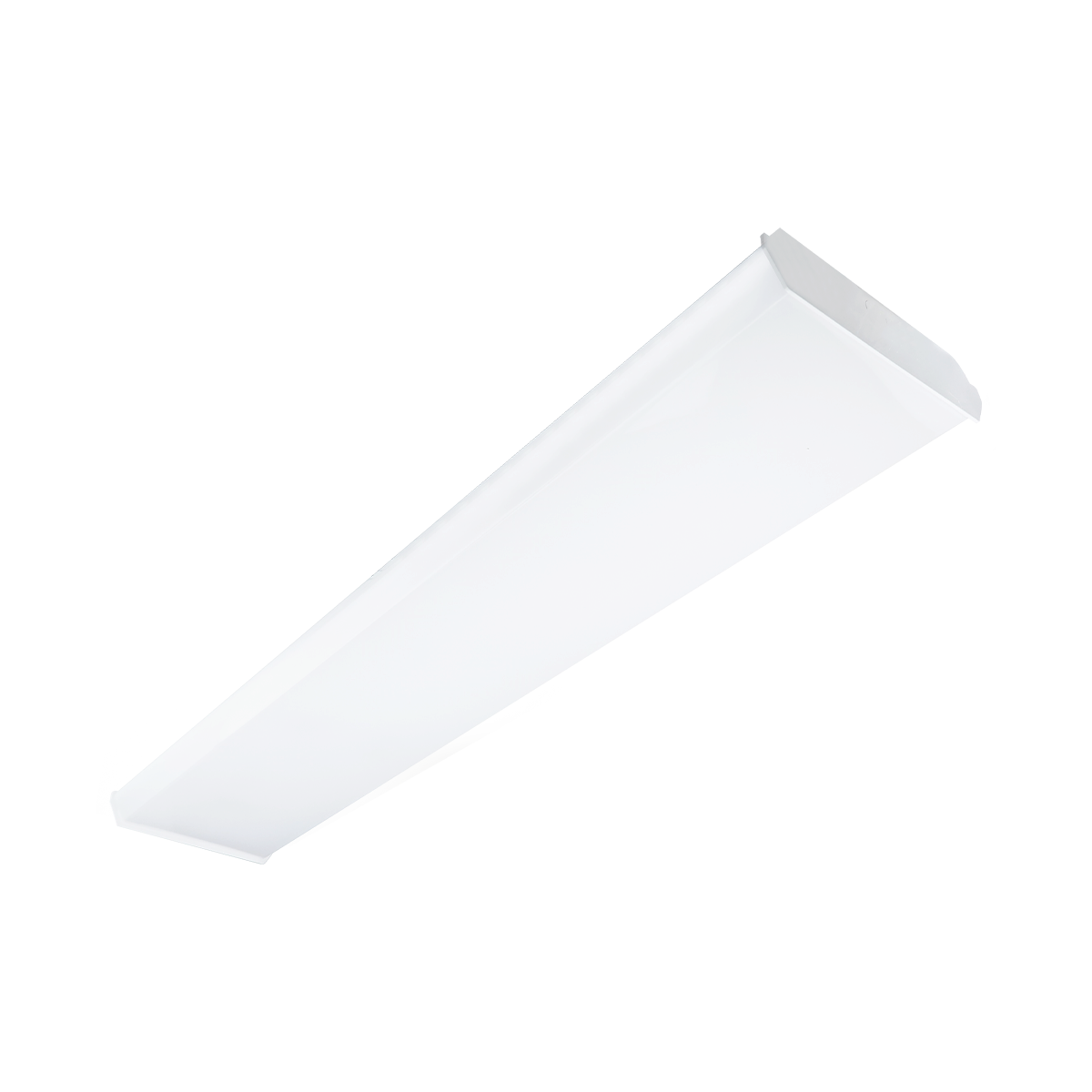 Helios - 4FT Wide Body Wrap Around Fixture - Selectable Wattage 30/40/50/60W - Selectable CCT 3500/4000/5000K - 120-347V - White Finish — Title: Default Title