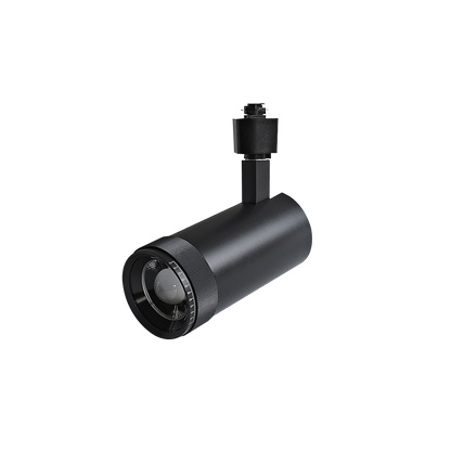 Story - 20W Track Head | Selectable CCT 2700/3000/3500/4000/5000K | TRIAC Dimming | CRI 93 | J-Type | Zoomable Degree Adjustable | 120V — Color: Black