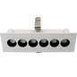 Product Display Visual of the SKU: RENO-LRSL-5CCT-8W-WH for Marketing of theReno Mini Linear Recessed Spot Light | RENO-LRSL-5CCT-8W-WH