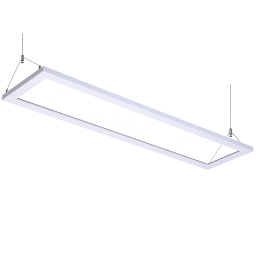 Lucid - 1x4 Bi-Directional Pendant - 40W - Selectable CCT 35/40/5000K - 120-347V - 10ft Canopy Suspension Kit Included — Title: Default Title