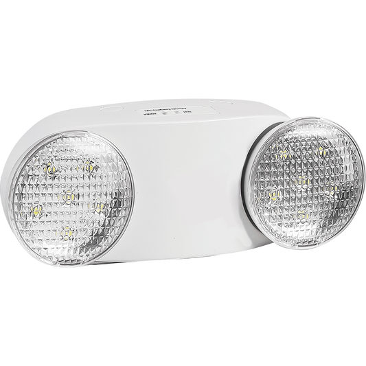 Reno Injection-molded thermoplastic ABS housing | Dual Head LED Emergency Light 2 x 2W | RENO-EBU2W-2