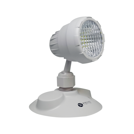 Single Head Emergency Light - Voltage: 5V-24VDC - Lamp Power: 5W - Lumen: 400lm - Material: ABS — Title: Default Title