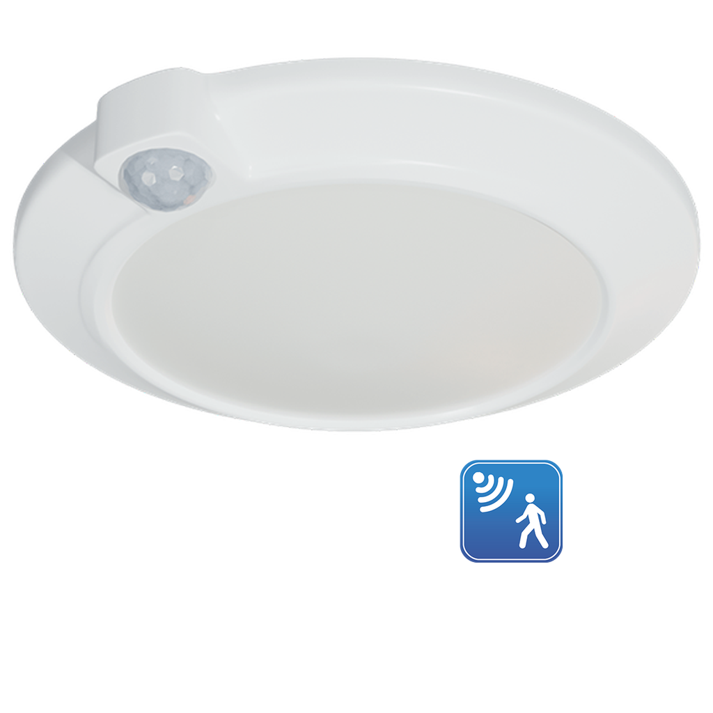 Luma - 7" CLOSET LIGHT with Integrated PIR Motion Sensor - 10W - 600LM - 4000K - 120V — Title: Default Title