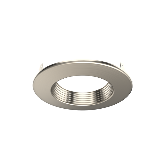 Zeta - 4" Trim for Prime Commercial Downlight — Finish: Brushed Nickel