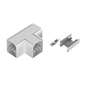 Product Display Visual of the SKU: RENO-TLSN-MCCT-T-WH-G2 for Marketing of theReno T Connector for Architectural Strip 

White Finish | RENO-TLSN-MCCT-T-WH-G2
