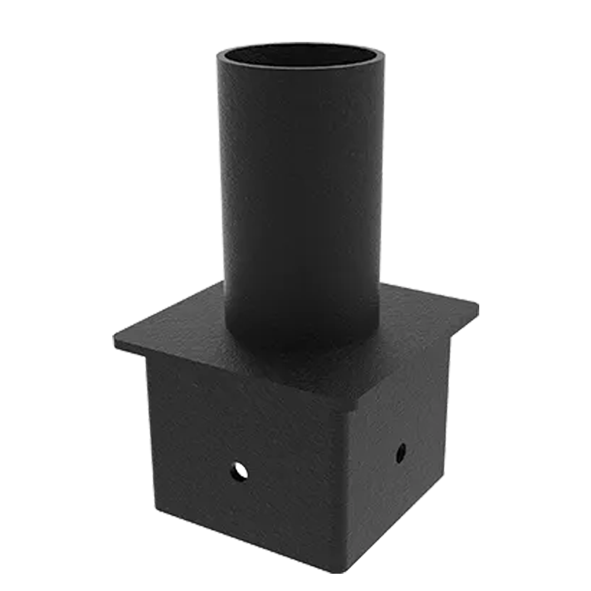 Tenon Adaptor - 4” Tenon - 4” Square Pole Mounting — Title: Default Title