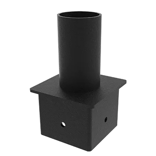 Tenon Adaptor - 4” Tenon - 4” Square Pole Mounting — Title: Default Title