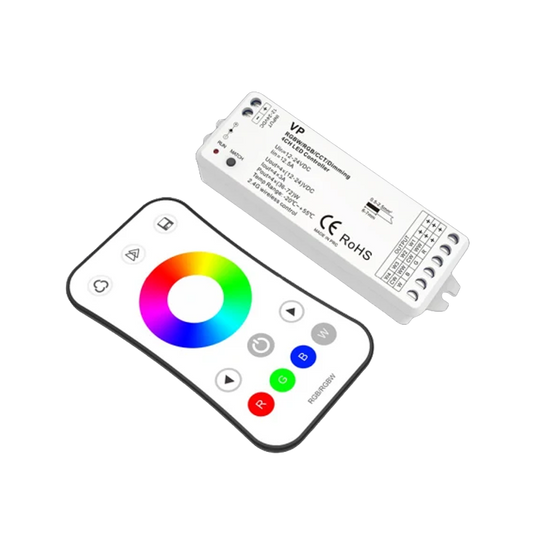 Product Display Visual of the SKU: RENO-SCK-RGB for Marketing of theReno RGB LED Strip Controller Kit | RENO-SCK-RGB