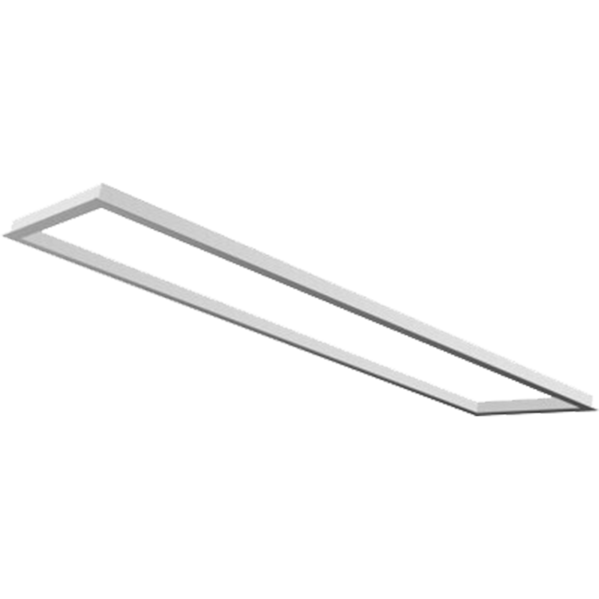 Recessed Flange Kit for 1X4 Fixtures — Title: Default Title