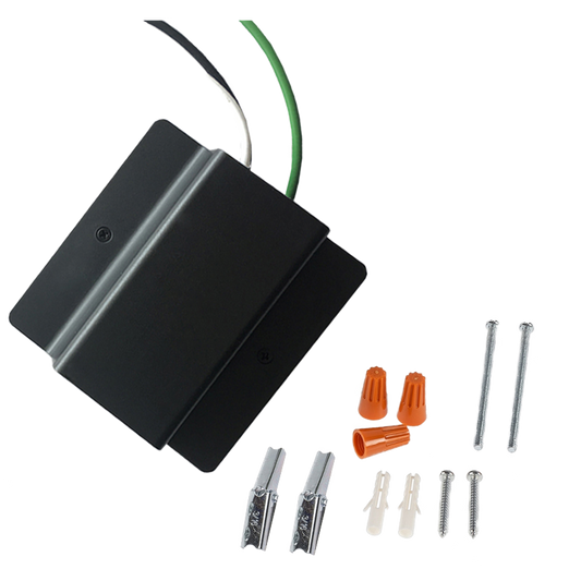 Story - Floating Canopy Feed - H-Type — Finish: Black