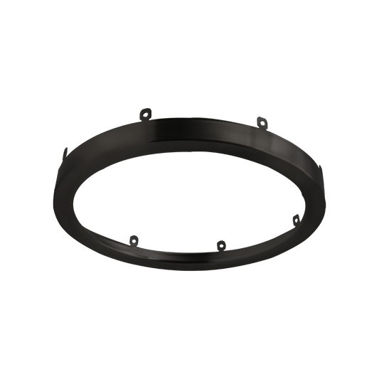 Product Display Visual of the SKU: RENO-S9RT-BK for Marketing of theReno 9" Round trim for Slim Surface | RENO-S9RT | RENO-S9RT